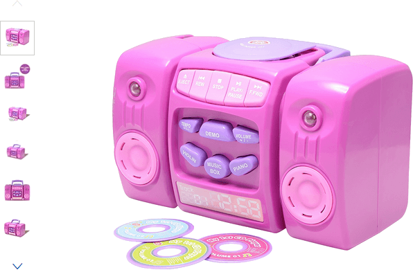 Toy Place Multicoloured CD Player - Playpolis