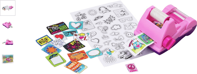 Chad Valley Make Your Own Stickers Machine, Tween Roleplay, Make Believe