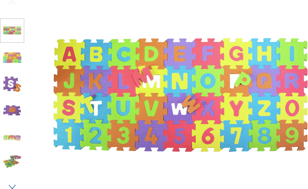 Buy Chad Valley Numbers And Letters Interlocking Foam Mats