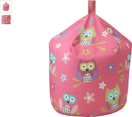 Chad Valley Owl Cotton Beanbag - Multicoloured
