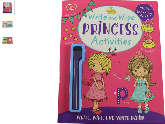chad valley princess write & puzzle book