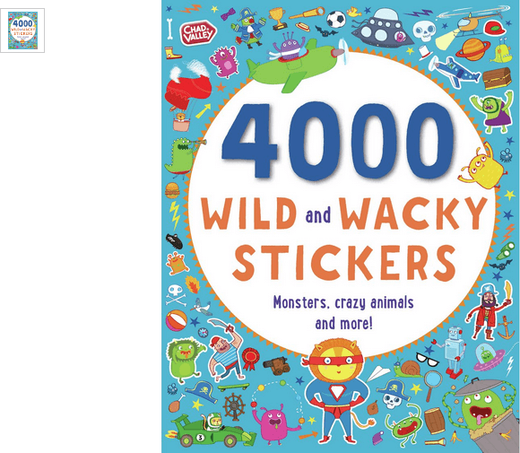 chad valley wild and wacky 4000 sticker book