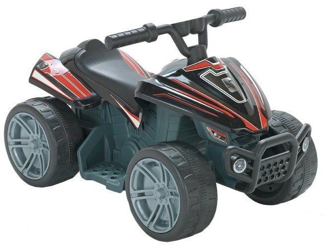 Chad Valley Baby 6V Powered Quad Bike Black Red Wheeled Toys