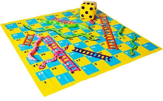 Make & Play Snakes n Ladders Game - Place Value & Counting - 2