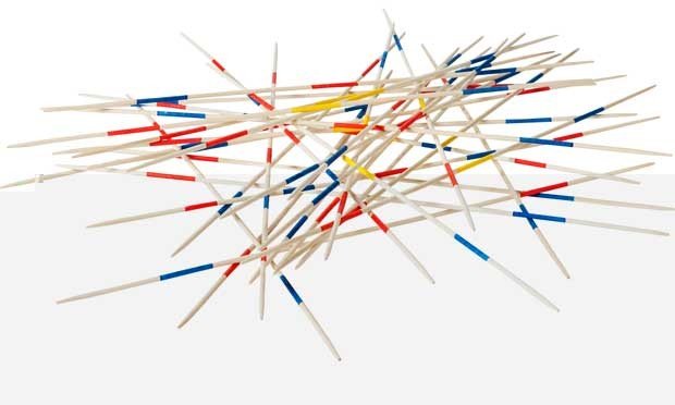 Chad Valley Giant Wooden Outdoor Pick Up Sticks