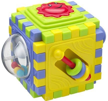 Busy Cube, Motor Skills Cube, Play Cube, Fitget Wooden Toy