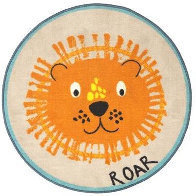 Chad Valley Jungle Fun Lion Rug 80X80Cm