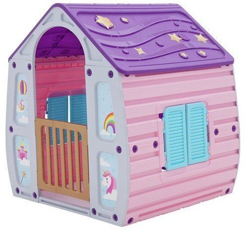 Kids Playhouse Unicorn - Wooden Outdoor Playhouse