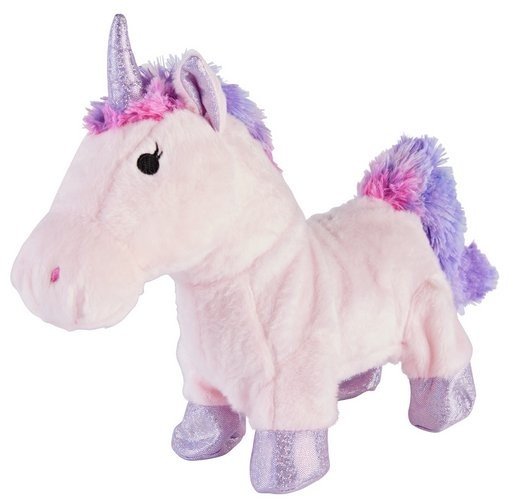 Walking unicorn deals plush toy