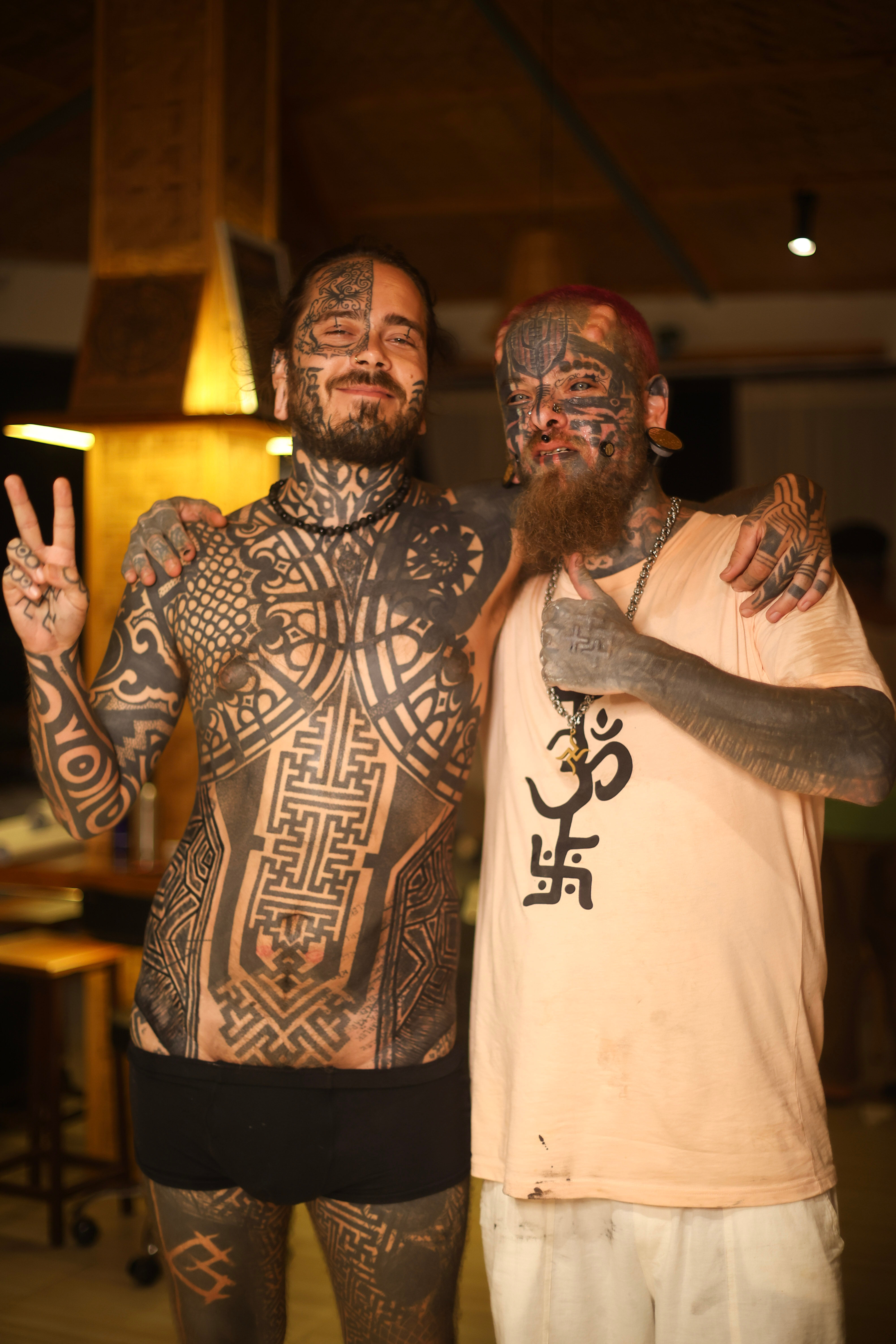 Ink Baba family at the studio
