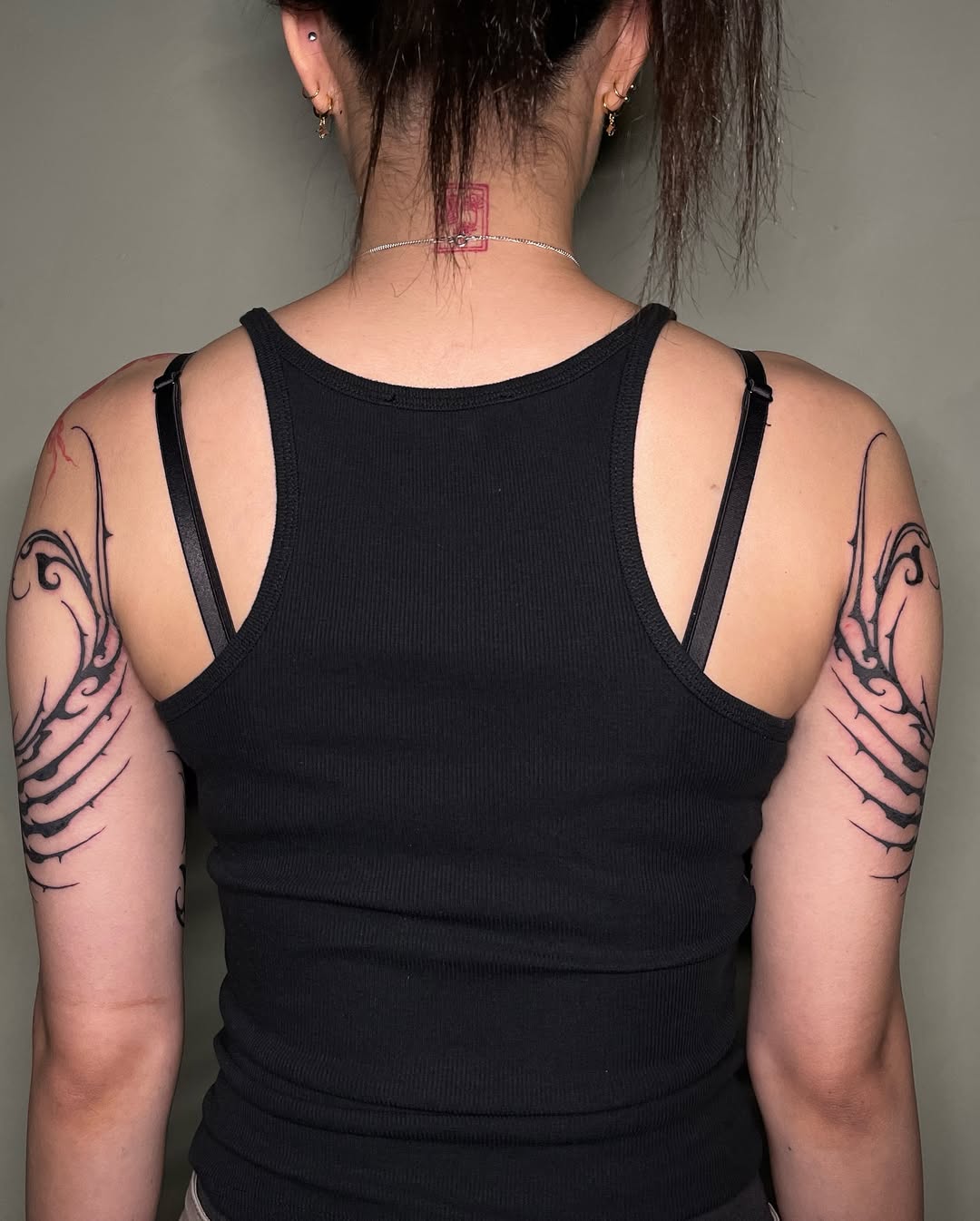Blackwork tattoo by Madhav
