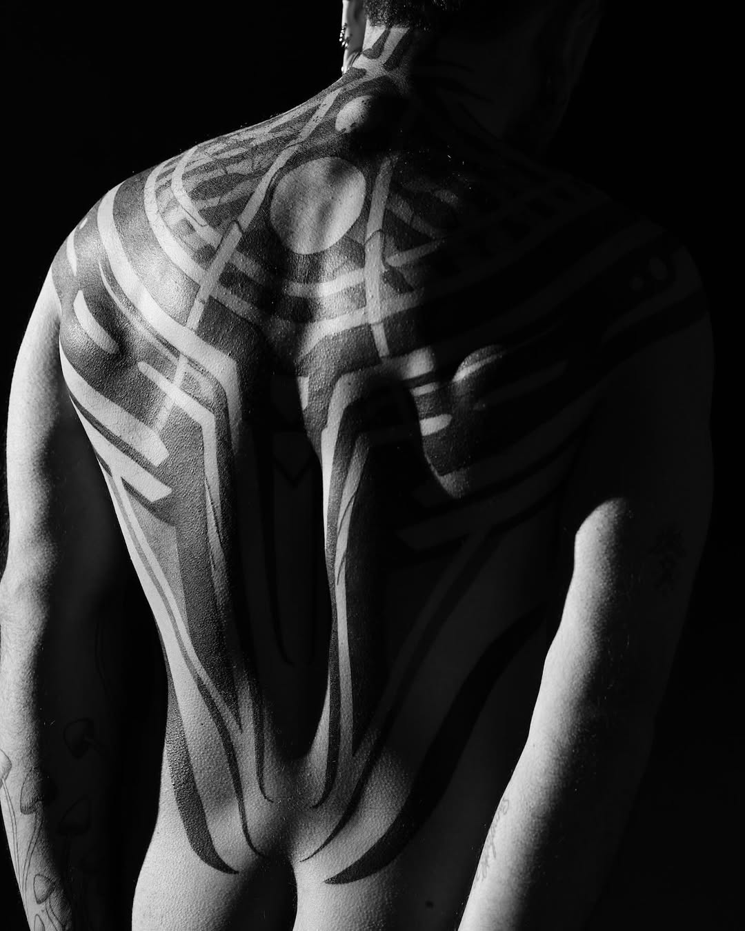 Blackwork tattoo by Dana Avraham