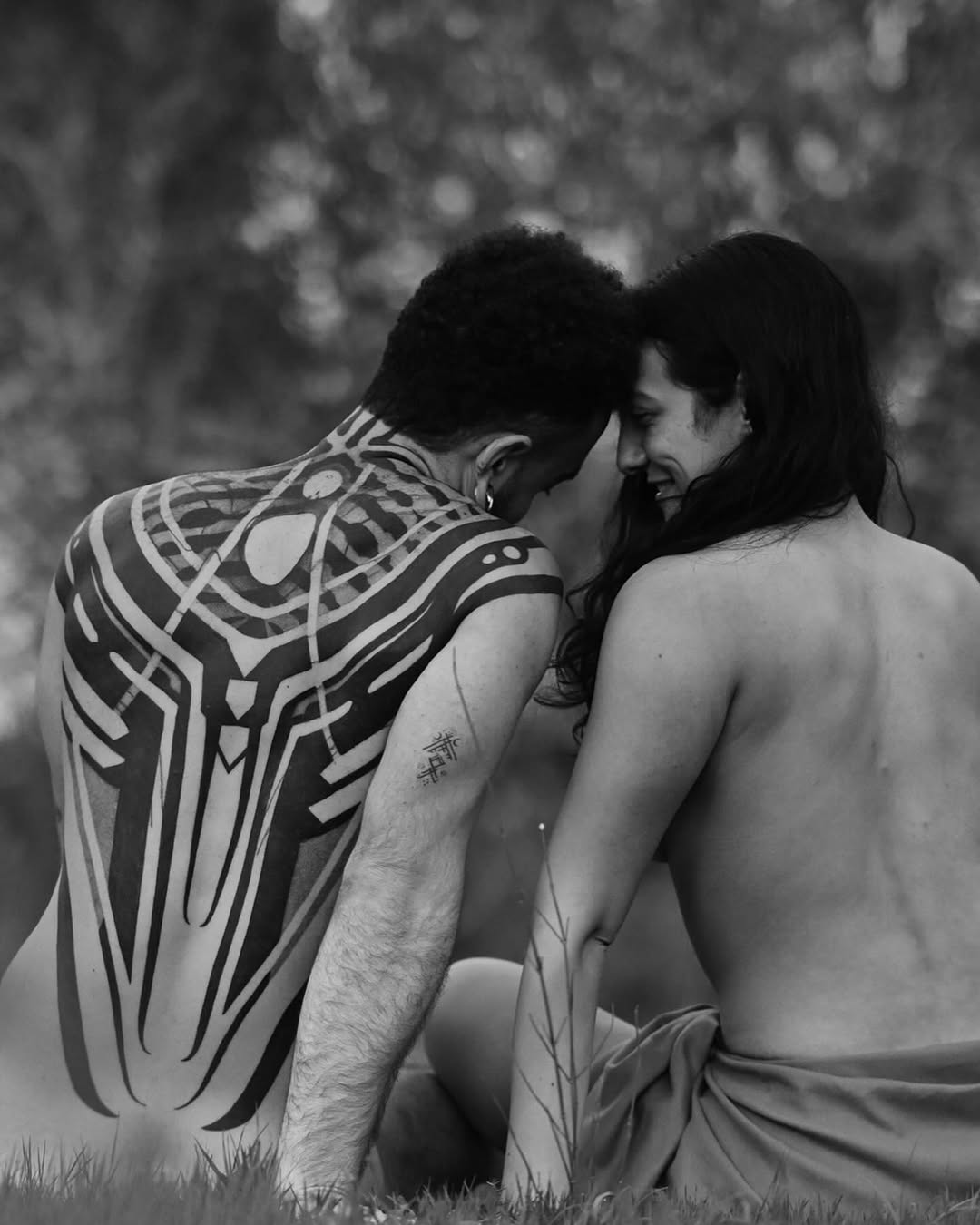 Blackwork tattoo by Dana Avraham