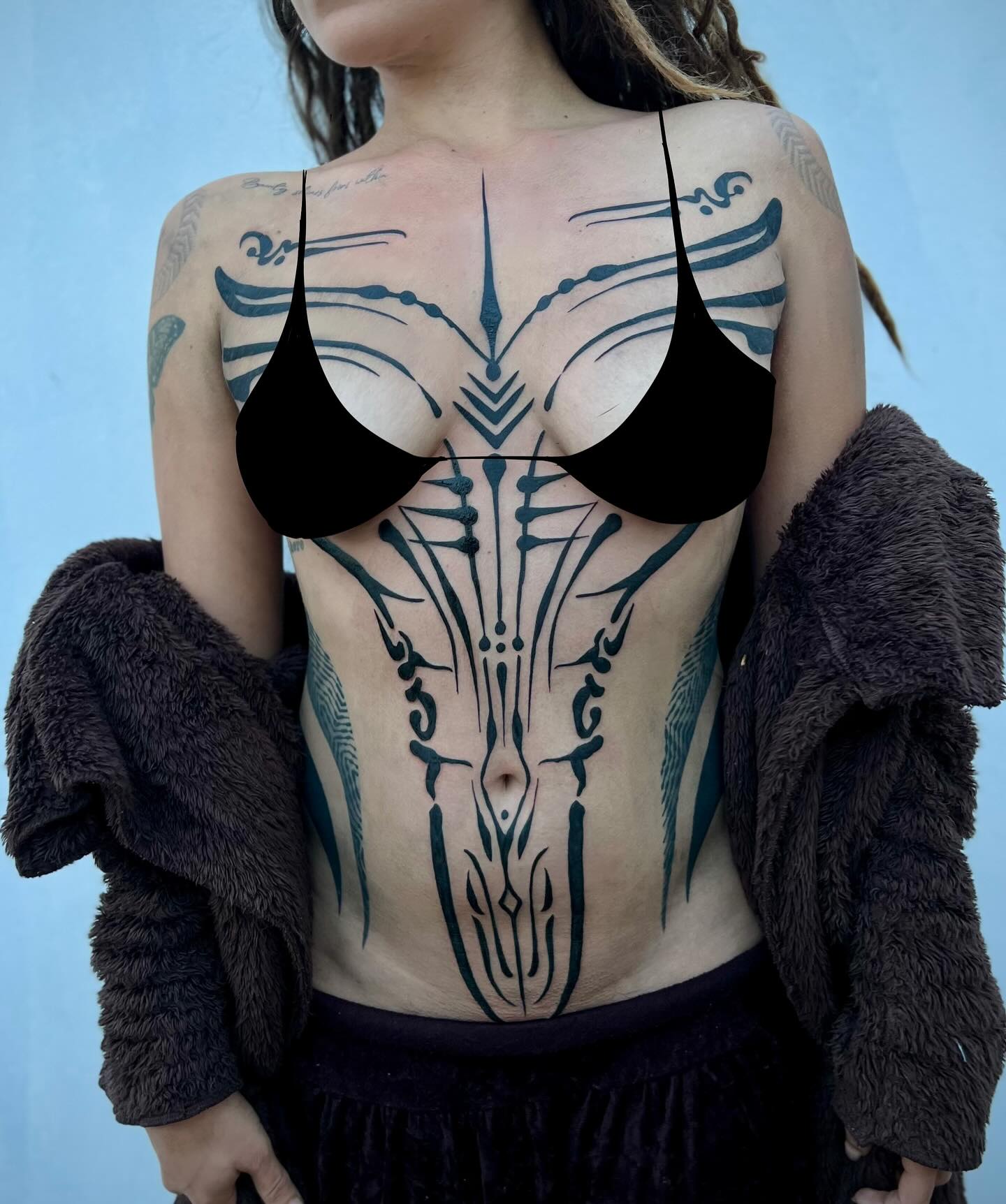 Blackwork tattoo by Dana Avraham