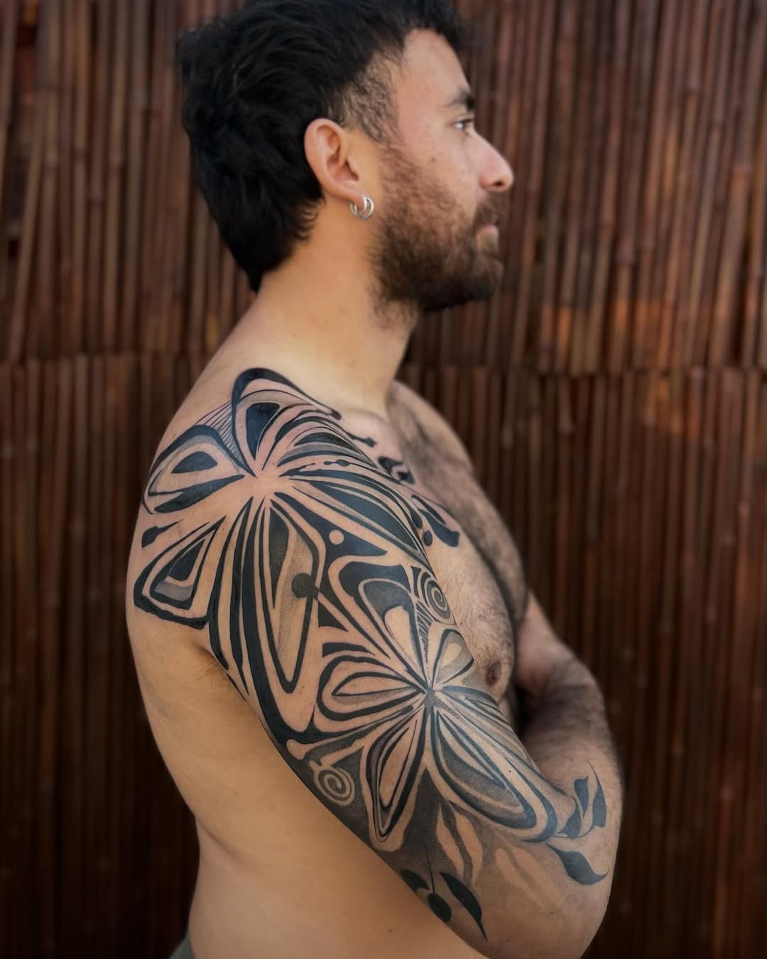 Blackwork tattoo by Dana Avraham