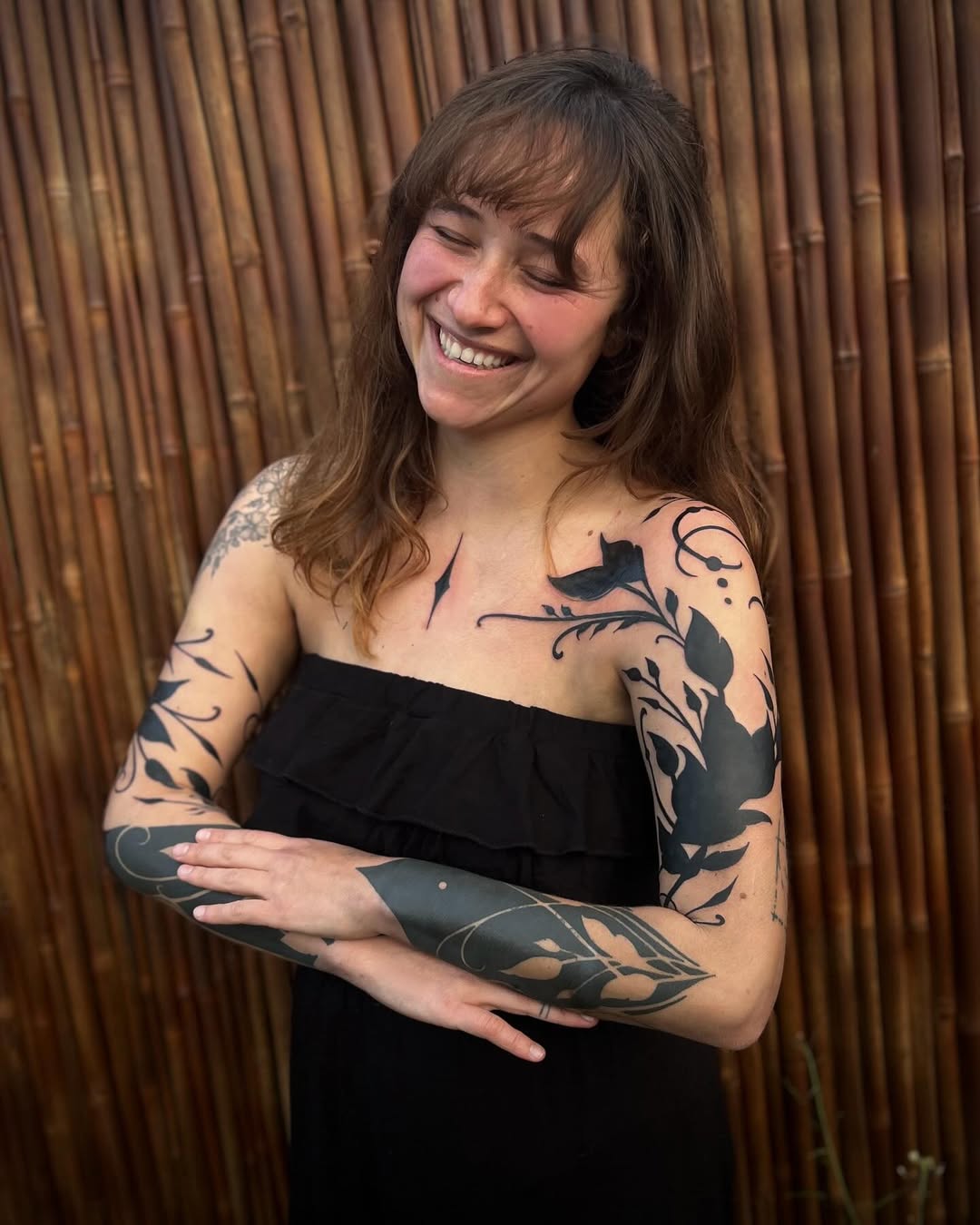 Blackwork tattoo by Dana Avraham