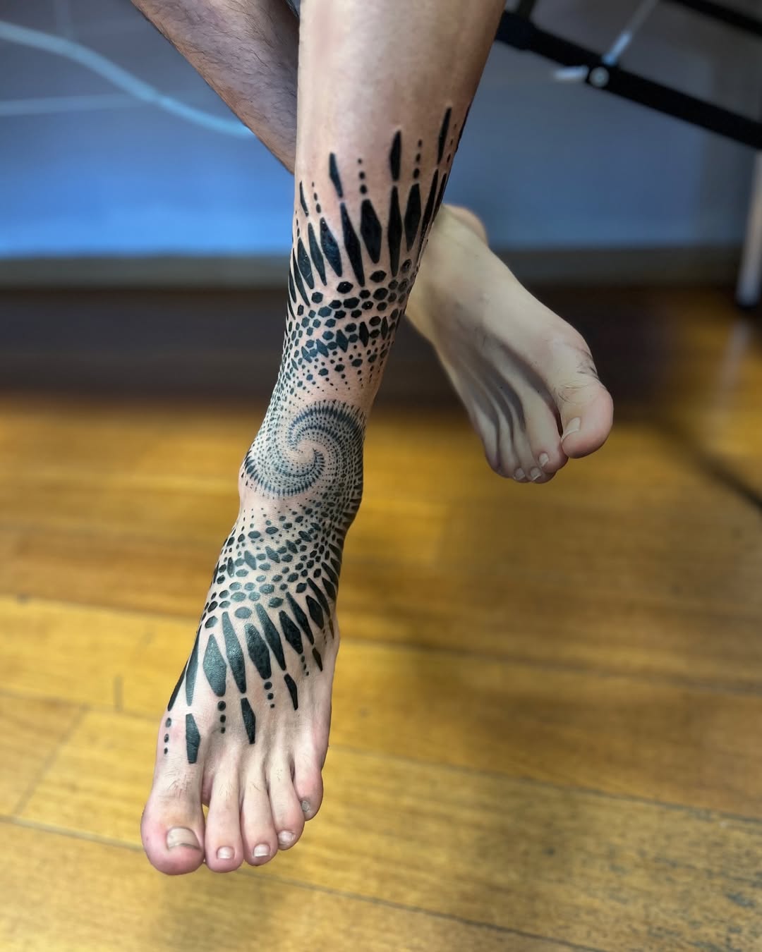 Blackwork tattoo by Dana Avraham