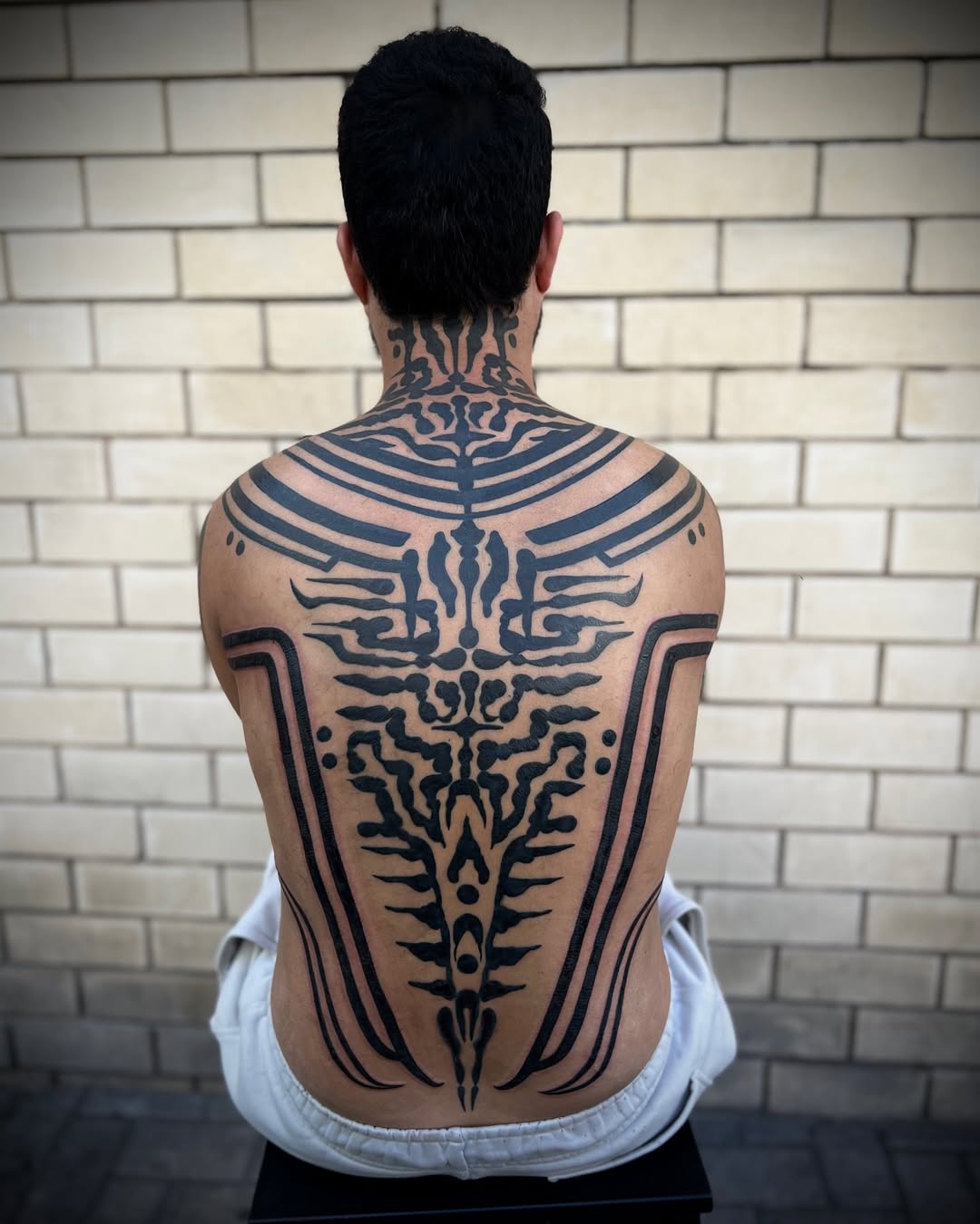 Blackwork tattoo by Dana Avraham