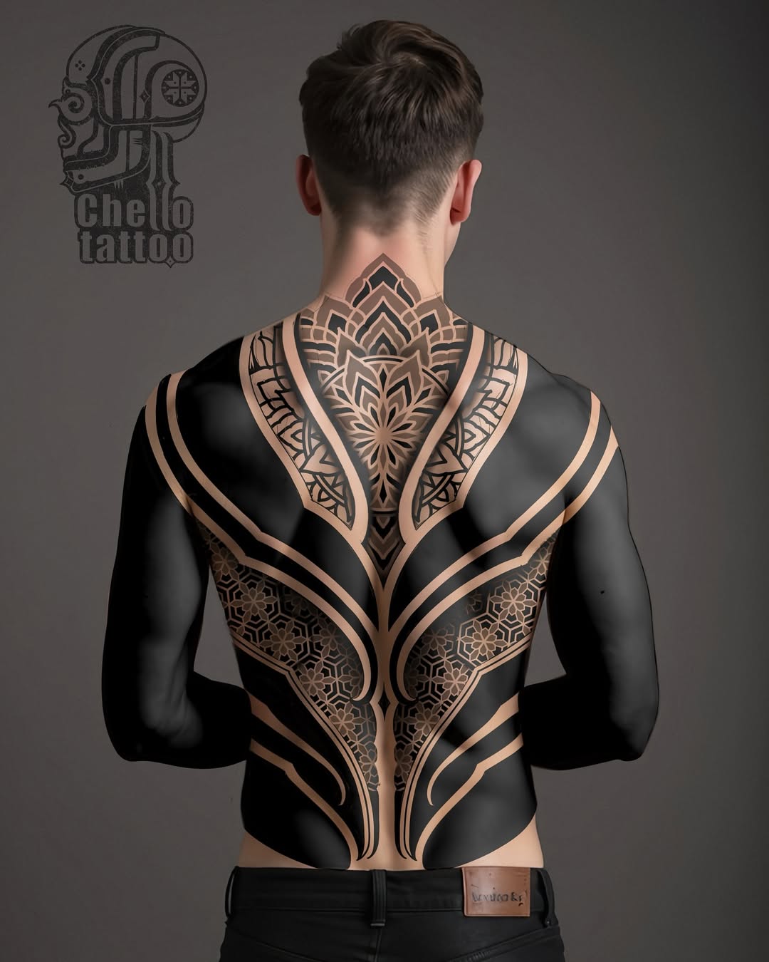 Blackwork tattoo by Jason Koifman