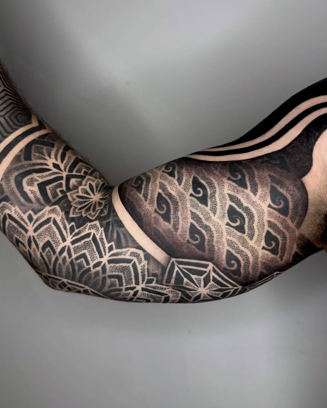 Blackwork tattoo by Jason Koifman