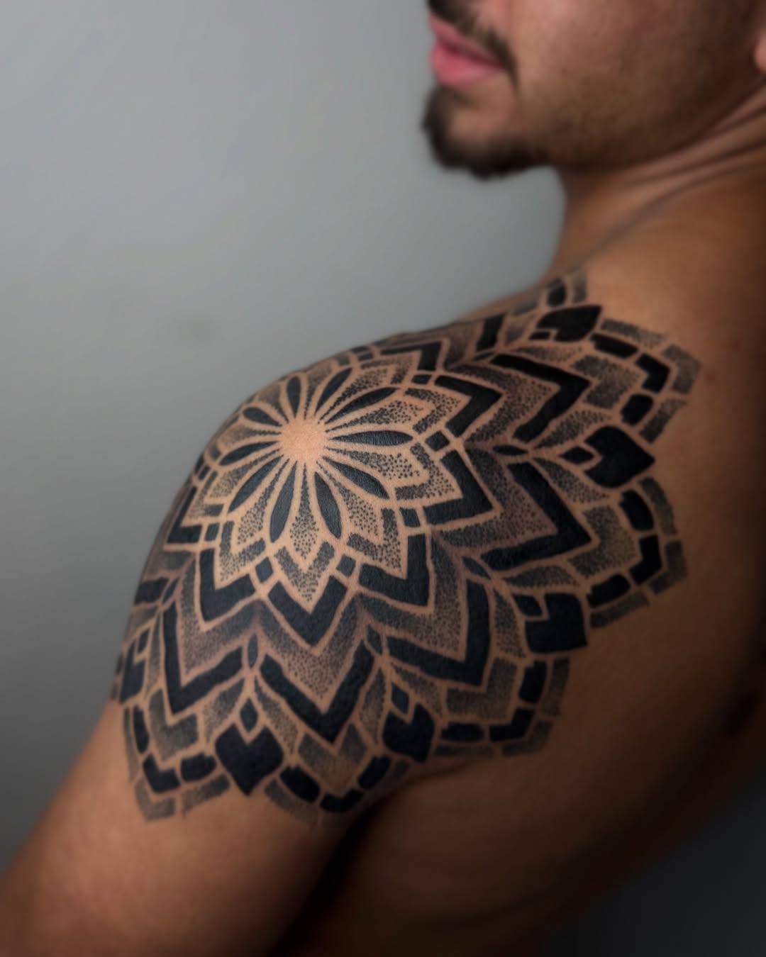 Blackwork tattoo by Jason Koifman