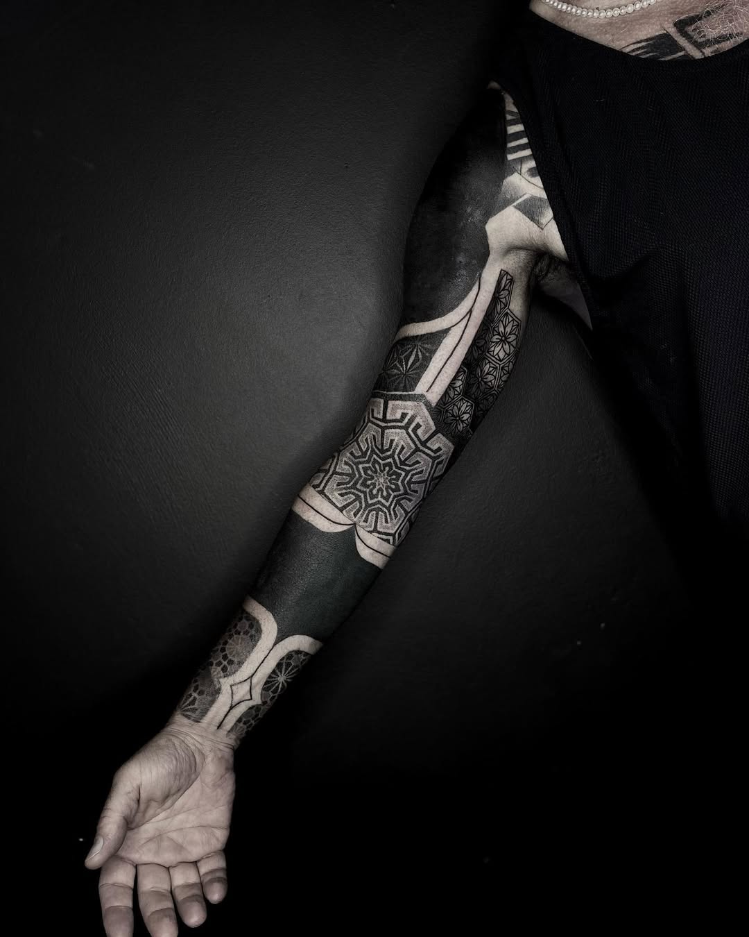 Blackwork tattoo by Jason Koifman