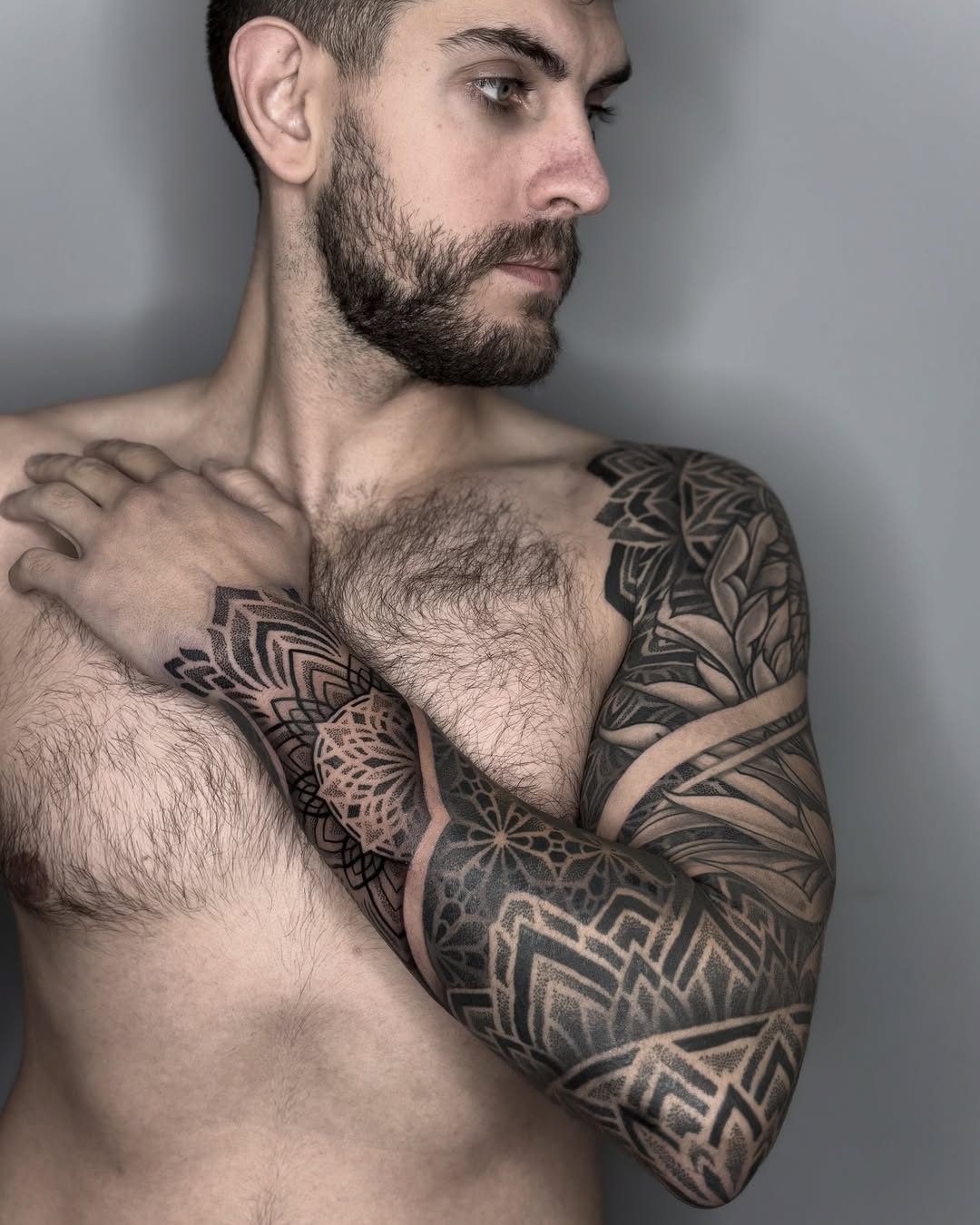 Blackwork tattoo by Jason Koifman