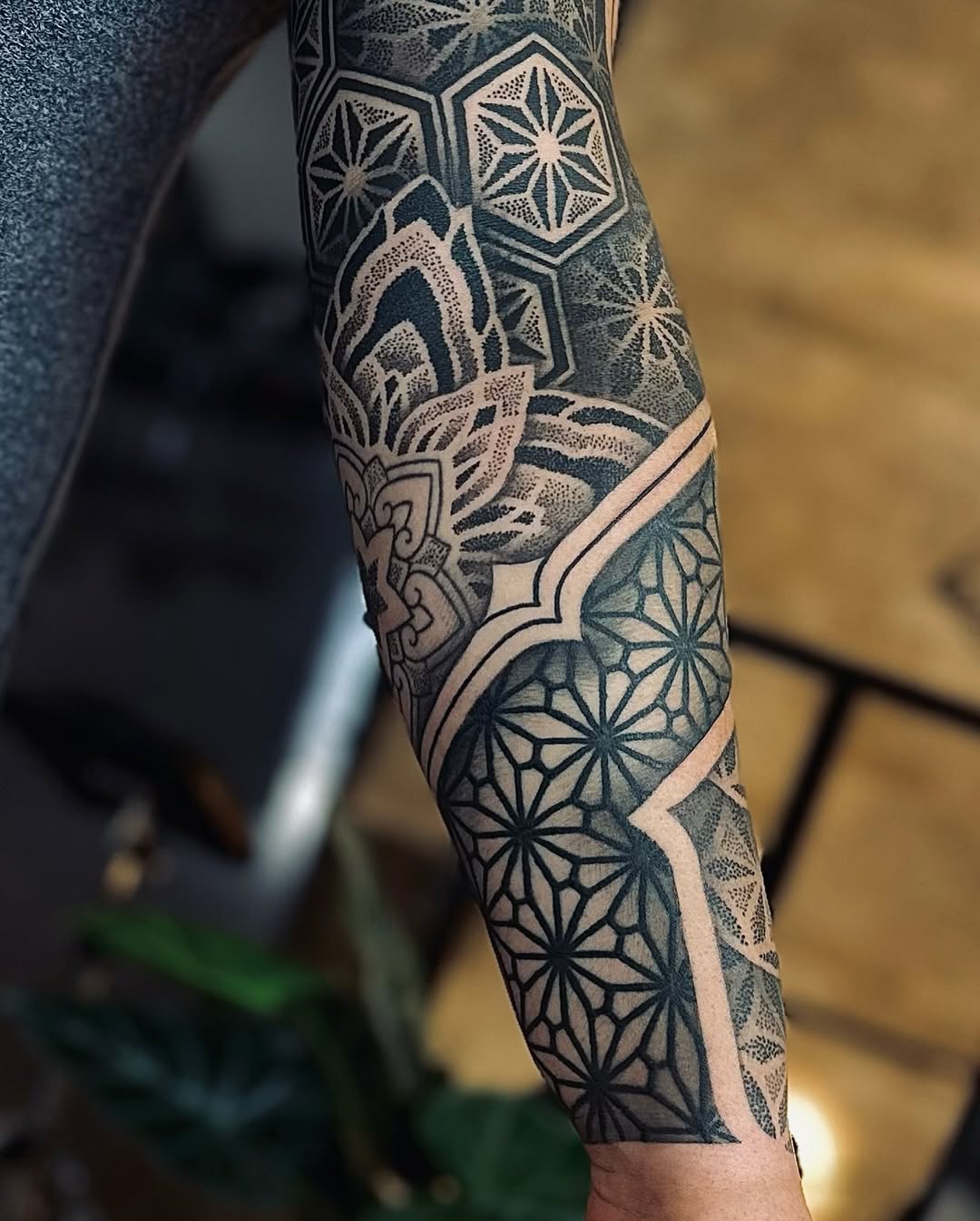 Blackwork tattoo by Jason Koifman