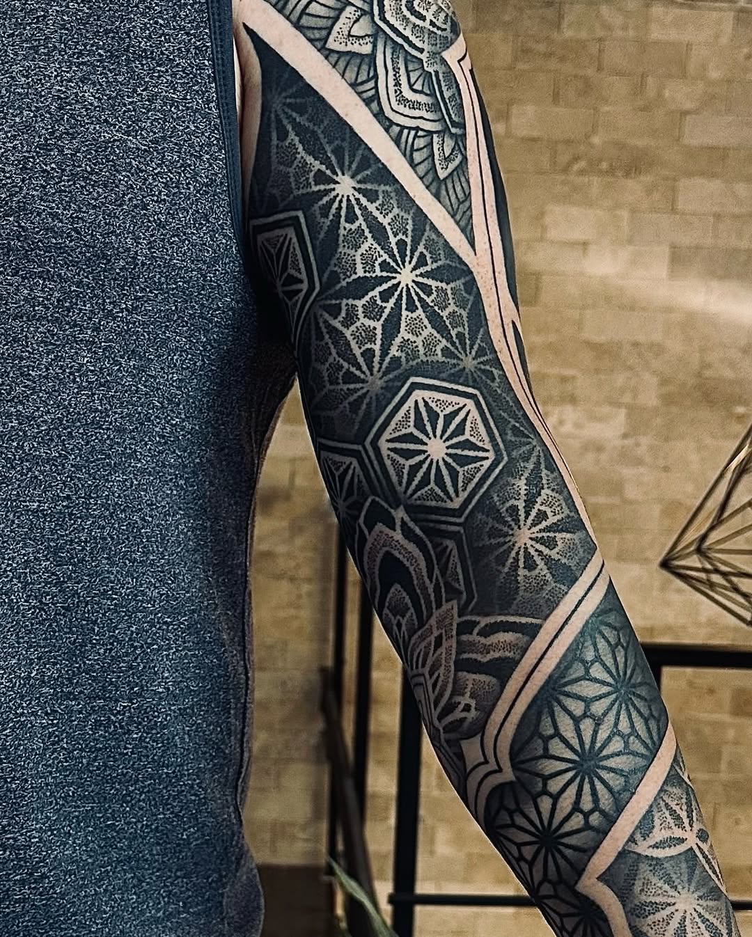 Blackwork tattoo by Jason Koifman