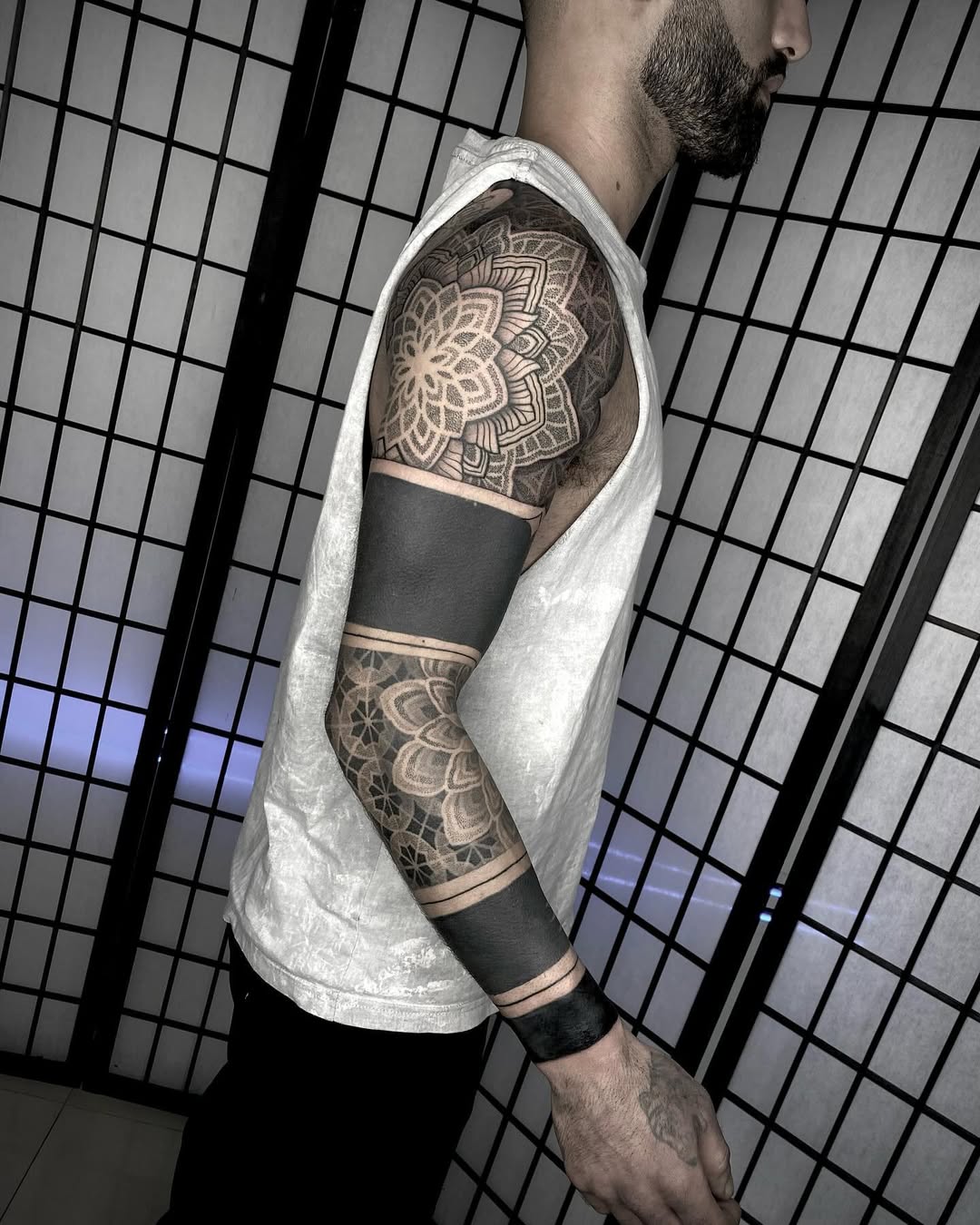 Blackwork tattoo by Jason Koifman