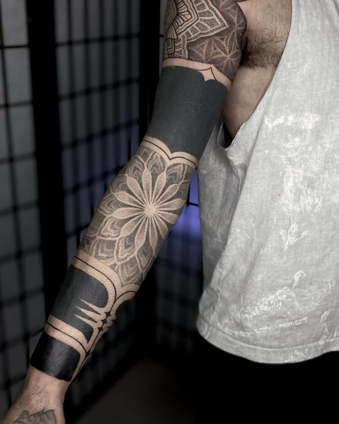 Blackwork tattoo by Jason Koifman