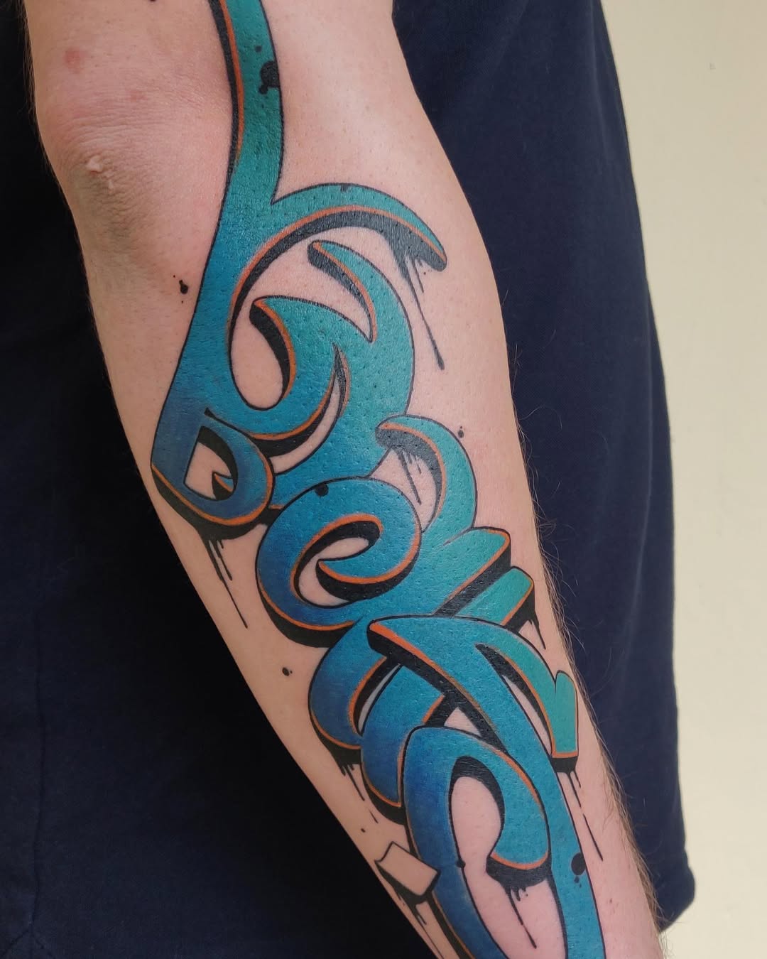 Calligraphy tattoo by Pramod Deshmukh