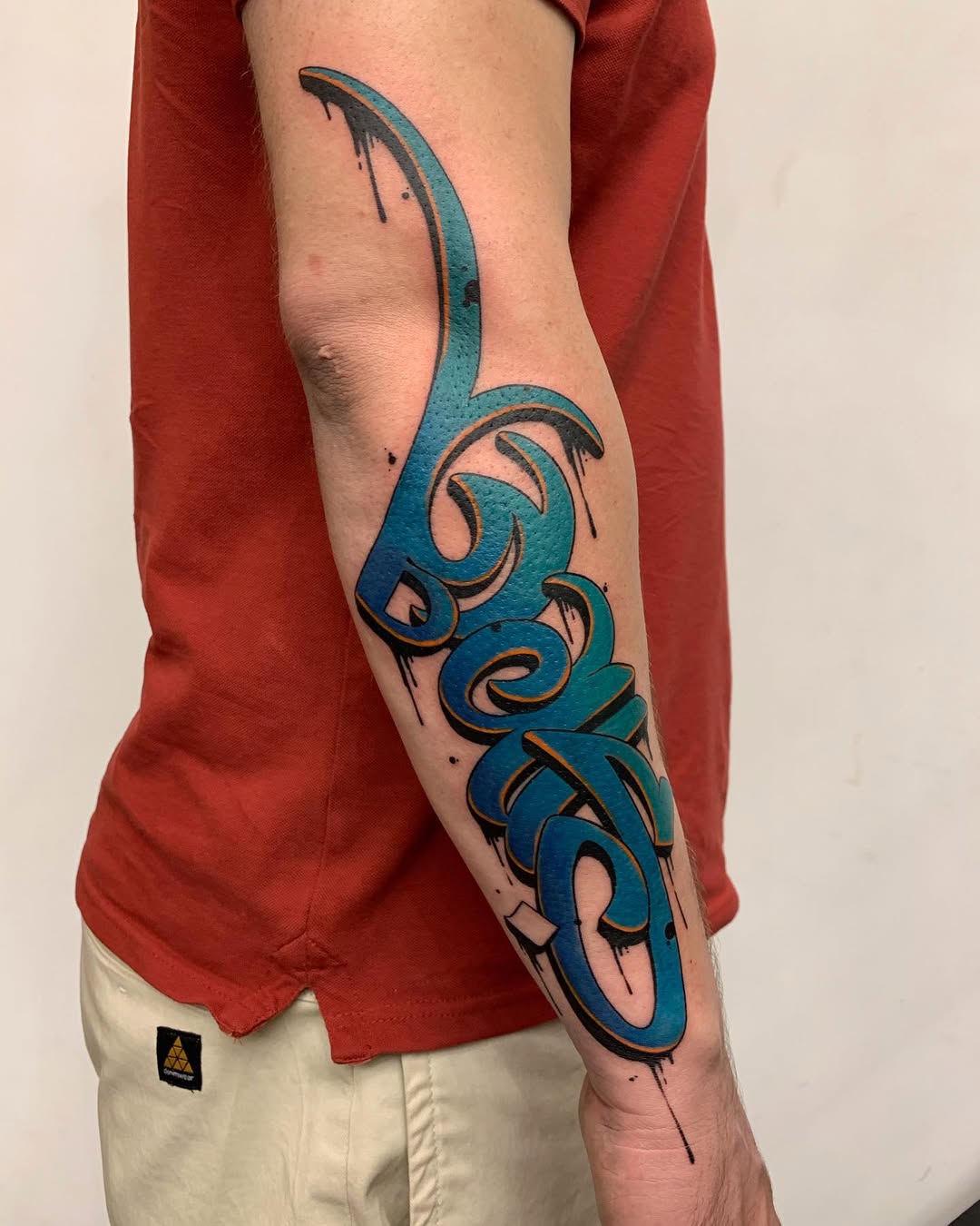 Calligraphy tattoo by Pramod Deshmukh