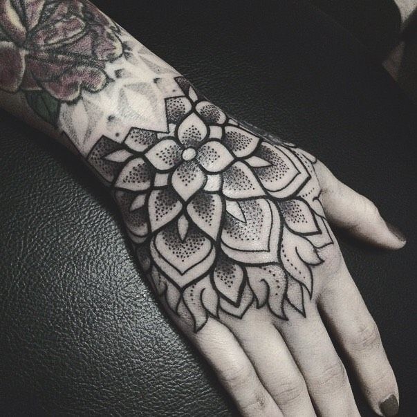 Dotwork tattoo by Jinn Tony