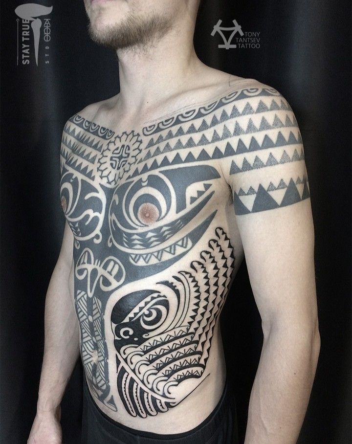 Dotwork tattoo by Jinn Tony