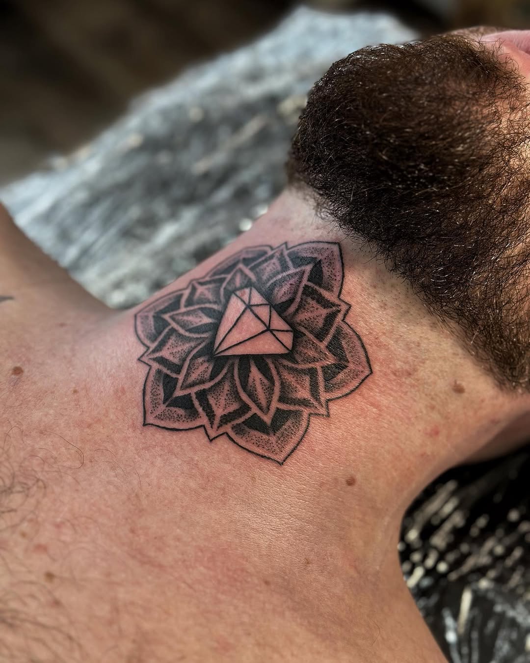 Geometric tattoo by Giada
