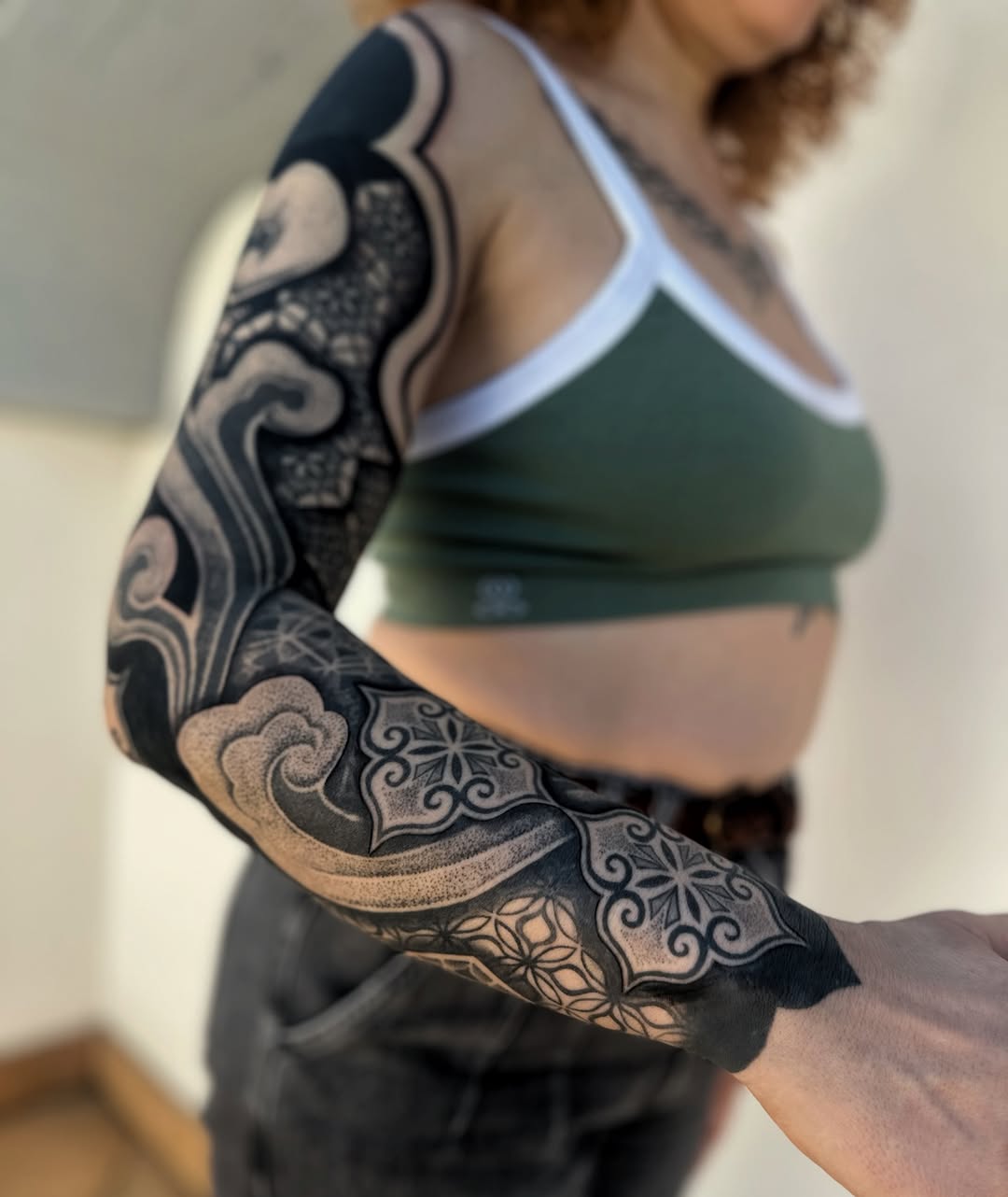 Geometric tattoo by Giada