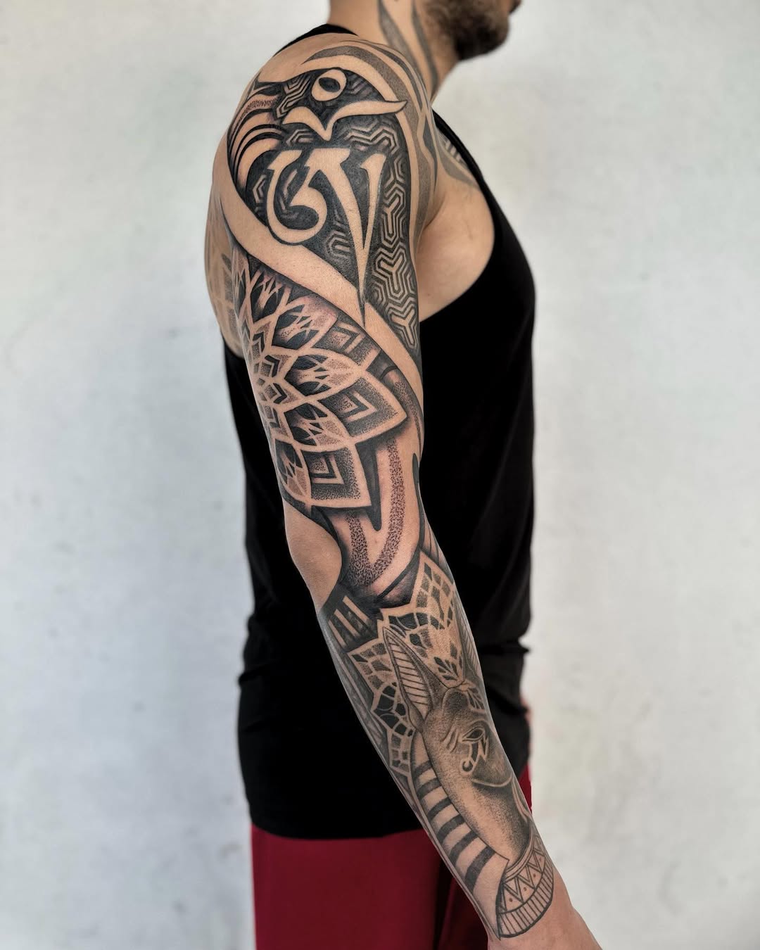 Geometric tattoo by Giada