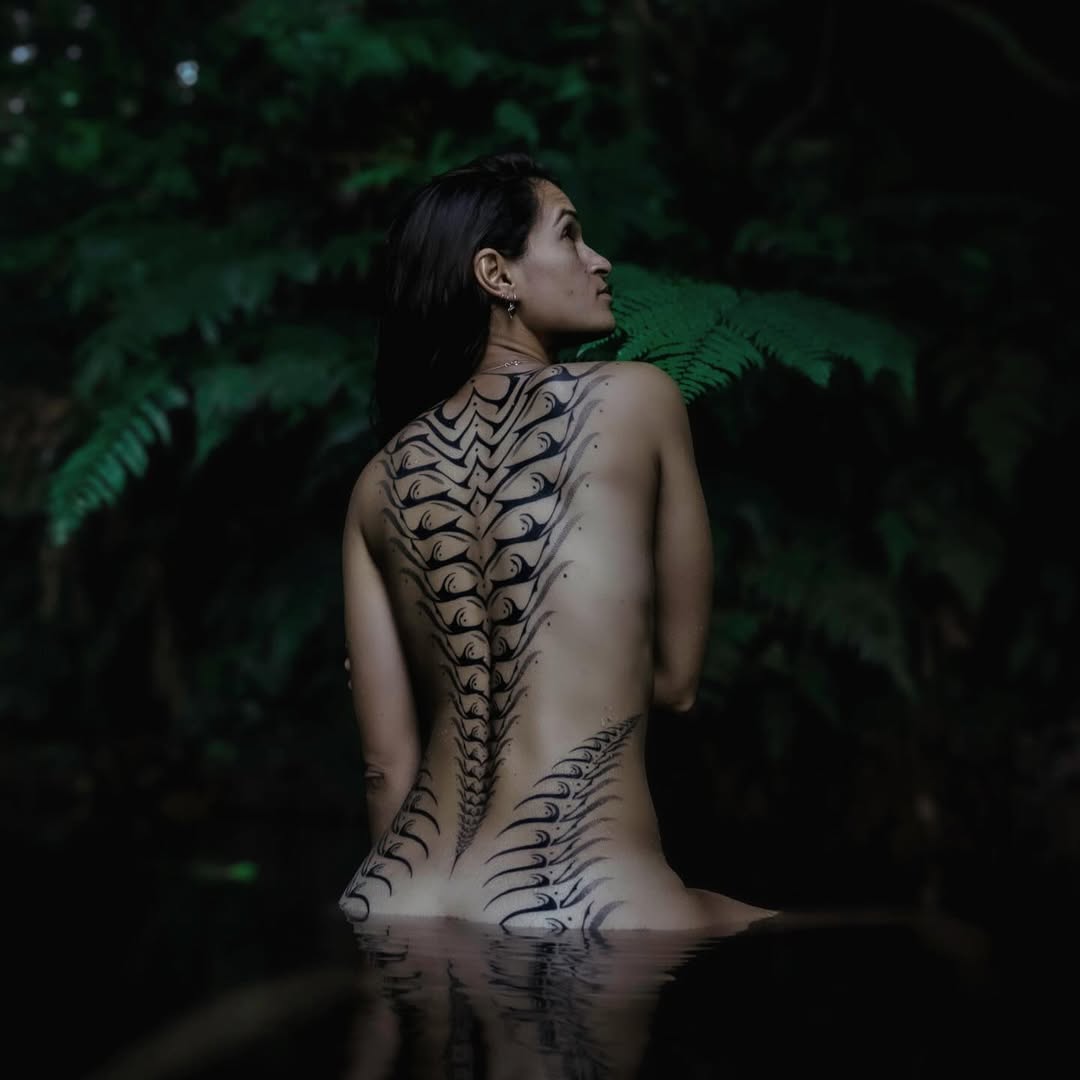 Geometric tattoo by Dana Sha