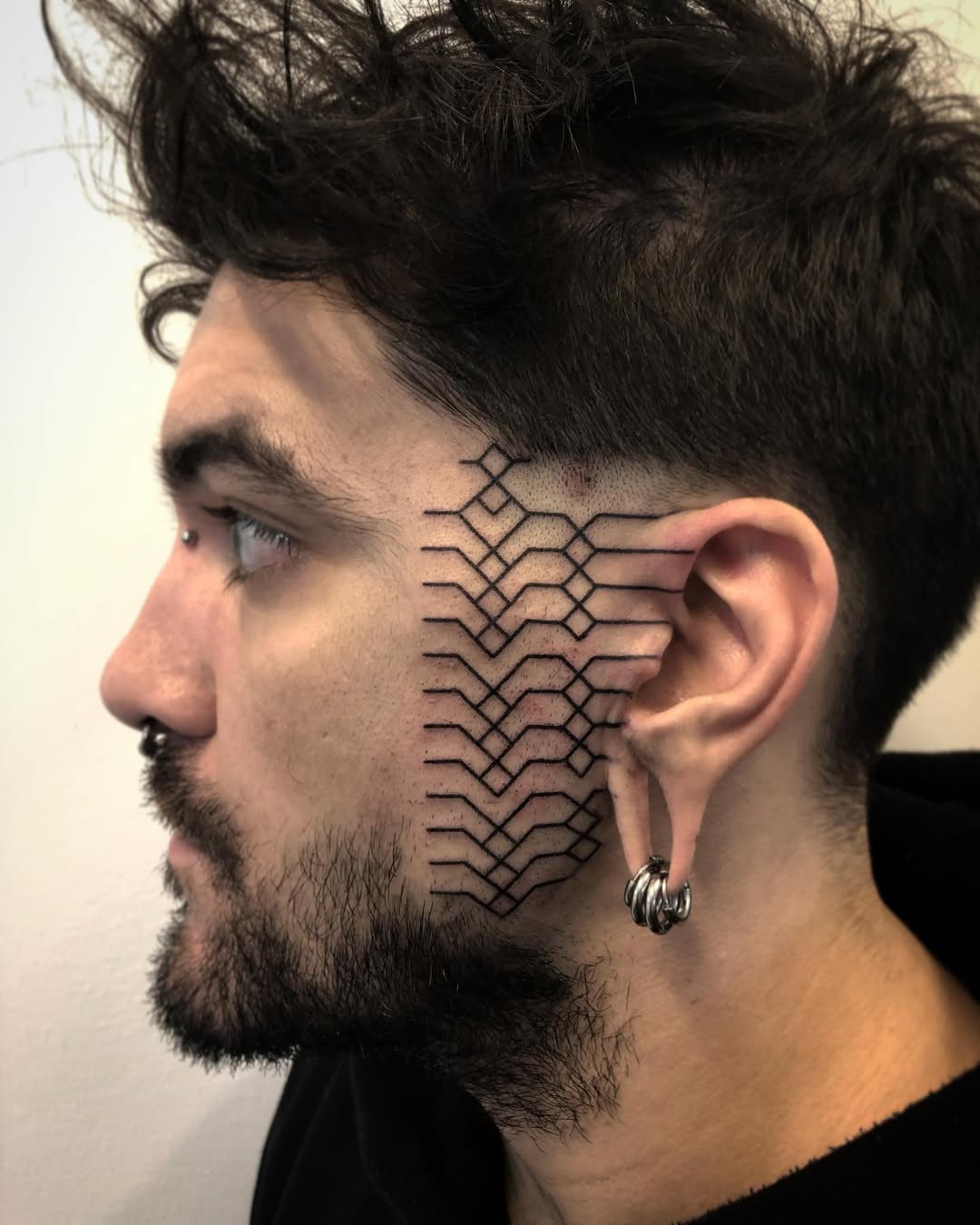 Hand poke tattoo by Arne