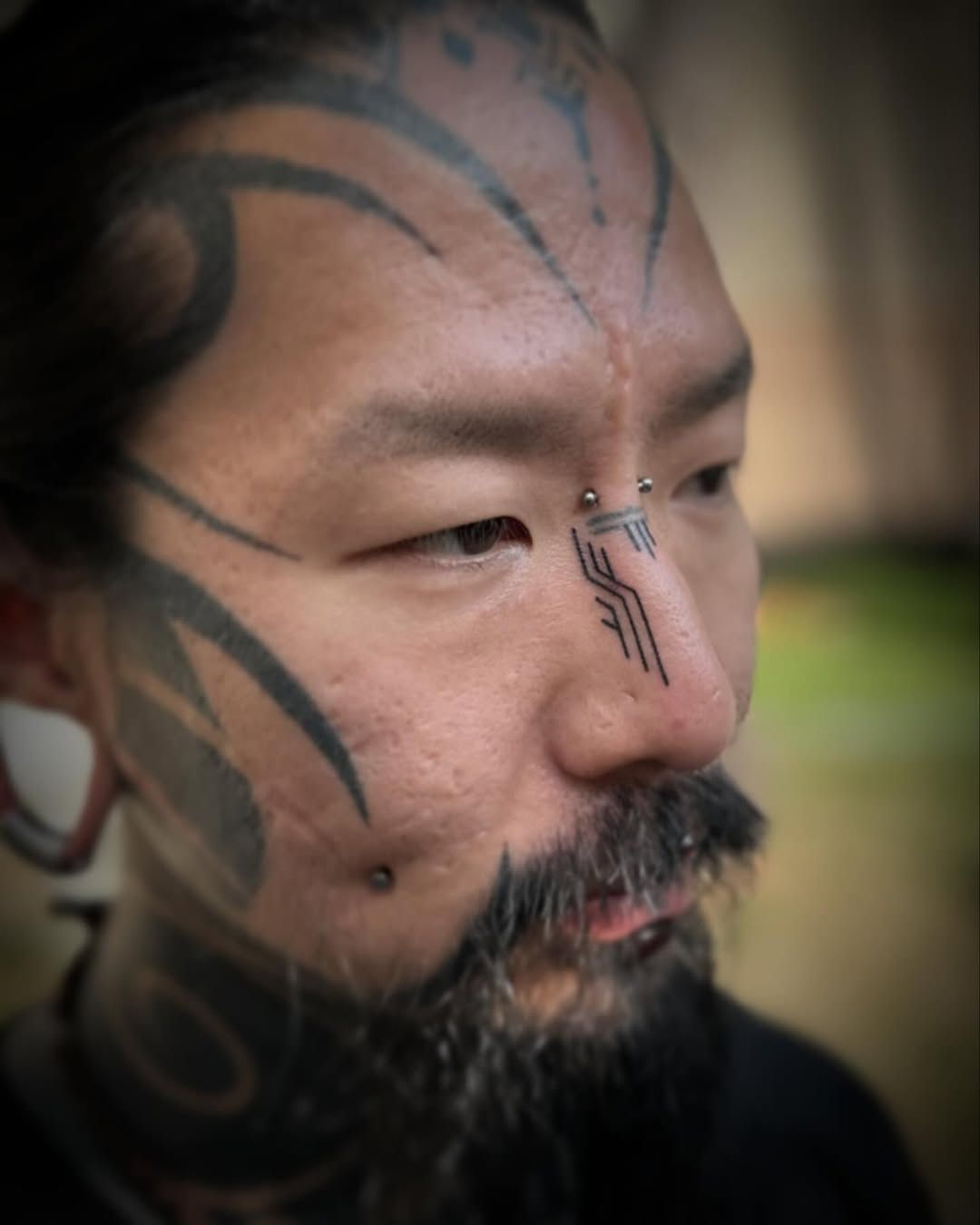 Hand poke tattoo by Arne