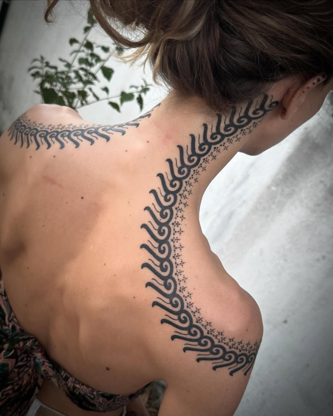 Hand poke tattoo by Arne