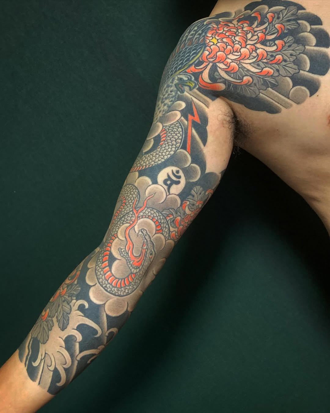 Japanese tattoo by Akitsu Tomo