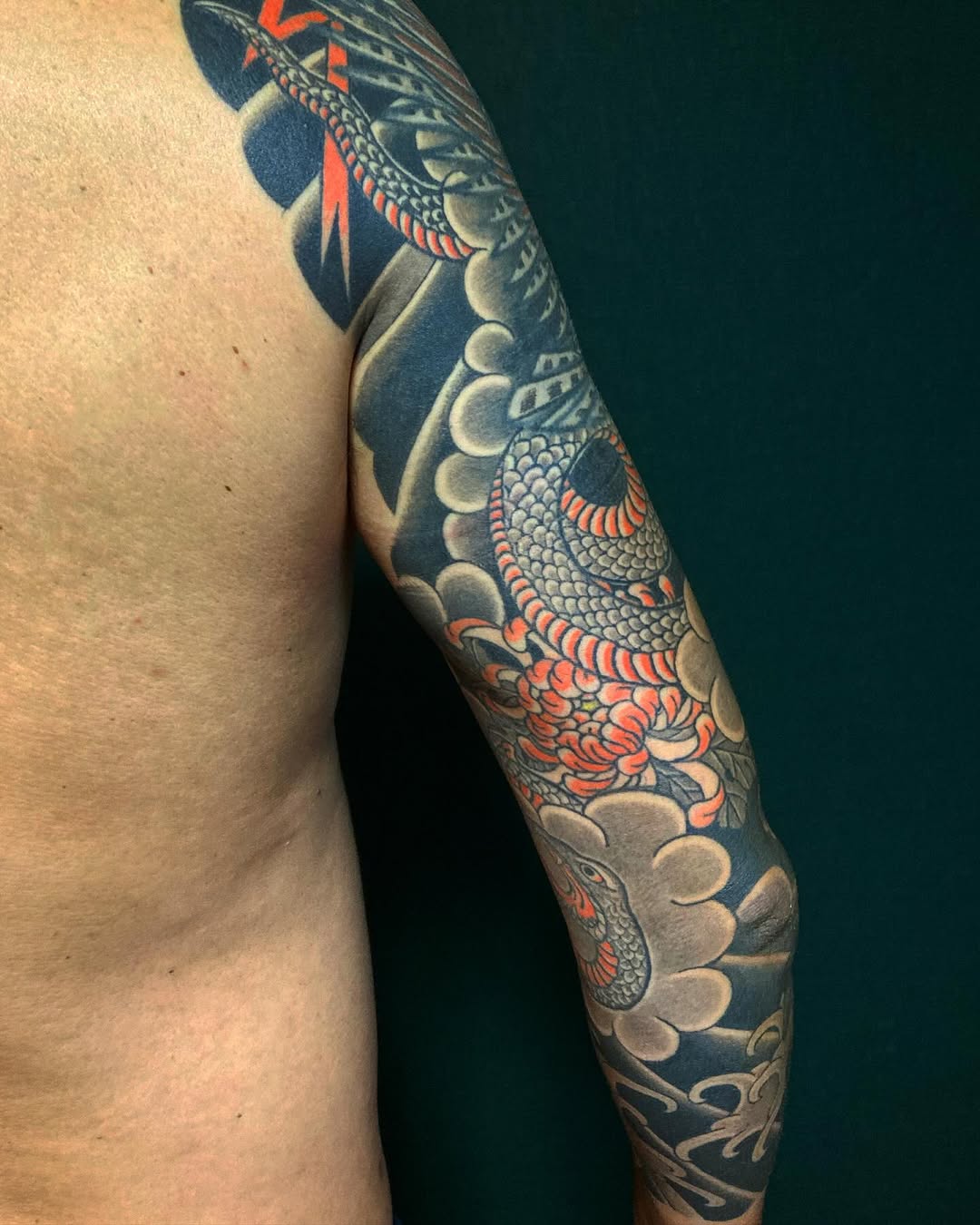 Japanese tattoo by Akitsu Tomo
