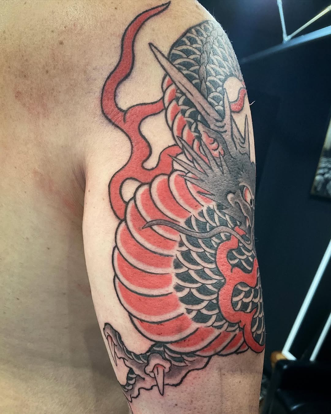 Japanese tattoo by Akitsu Tomo