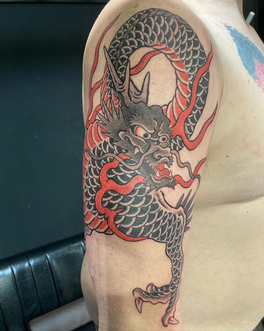 Japanese tattoo by Akitsu Tomo