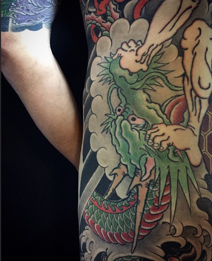 Japanese tattoo by Akitsu Tomo