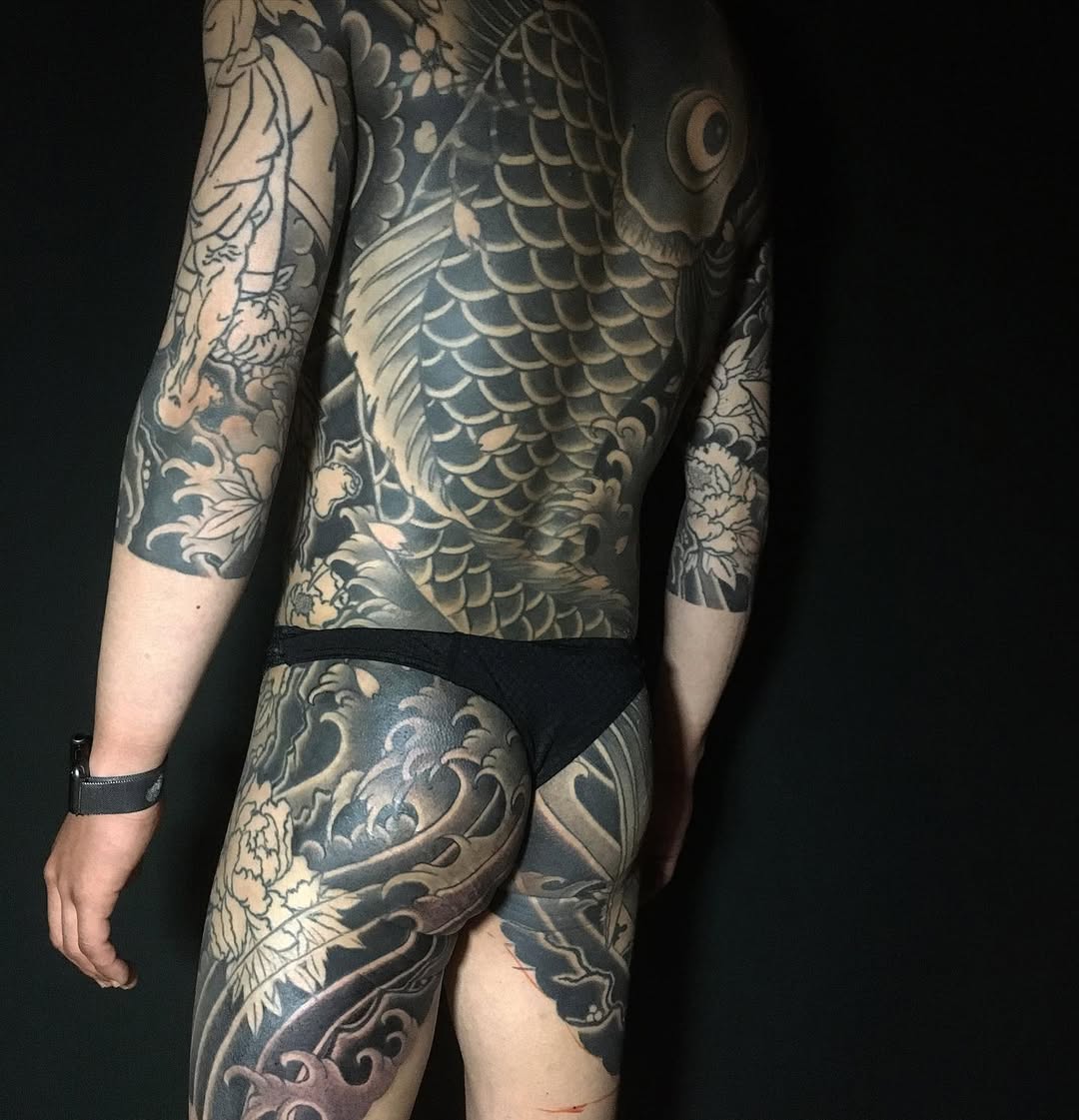 Japanese tattoo by Akitsu Tomo