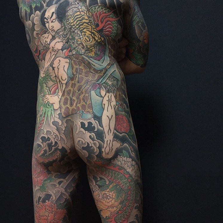 Japanese tattoo by Akitsu Tomo