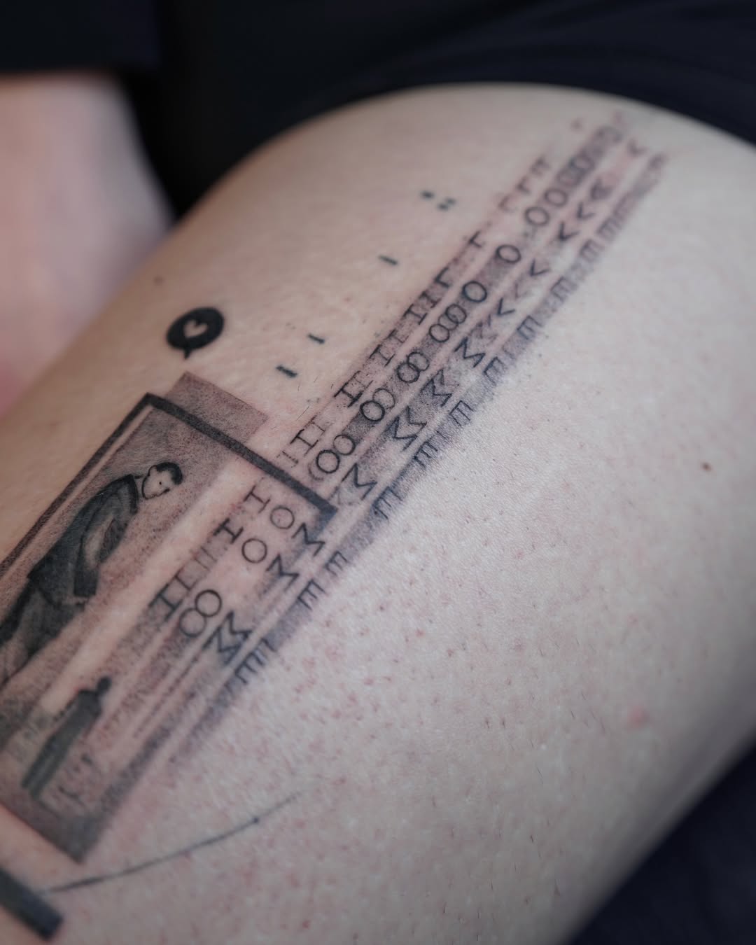 Minimalistic tattoo by Juliakay